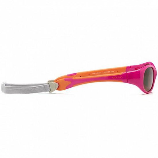 KOOLSUN - Flex - Kinder Zonnebril - Hot Pink Orange - 3-6 jaar - UV400 Categorie 3 — afbeelding 2