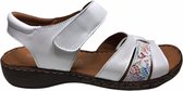 manlisa velcro dames sandaal S245-399 wit mt 38