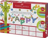 Faber-Castell Connector Viltstiften doos á 60 stuks + 10 wenskaarten