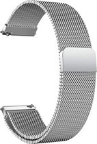 Bandje geschikt voor Huawei Watch GT 2 46mm - Zilver Milanese Band