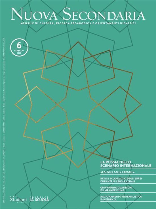 Rivista Nuova Secondaria 6 - Nuova Secondaria 6/2020 - cover