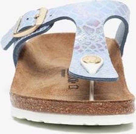 Birkenstock meisjes bio teenslippers - Zilver - Maat 39 | bol.com