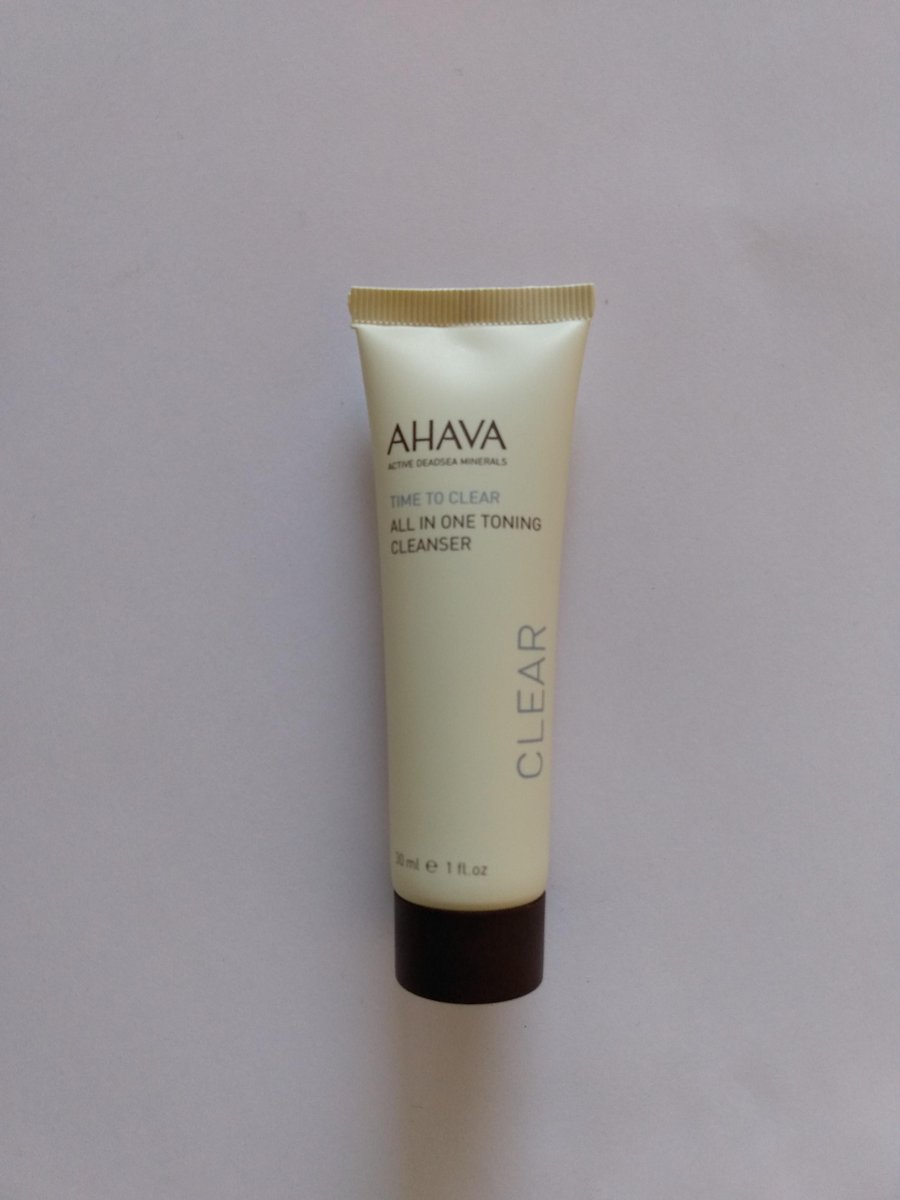 AHAVA all in one toning cleanser travel size 30ML
