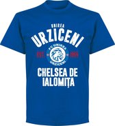 Unirea Urziceni Established T-shirt - Blauw - 4XL