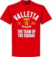 Valletta Established T-shirt - Rood - 4XL