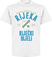Rijeka Established T-shirt - Wit - 5XL