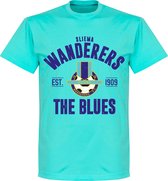 Sliema Wanderers Established T-shirt - Blauw - L