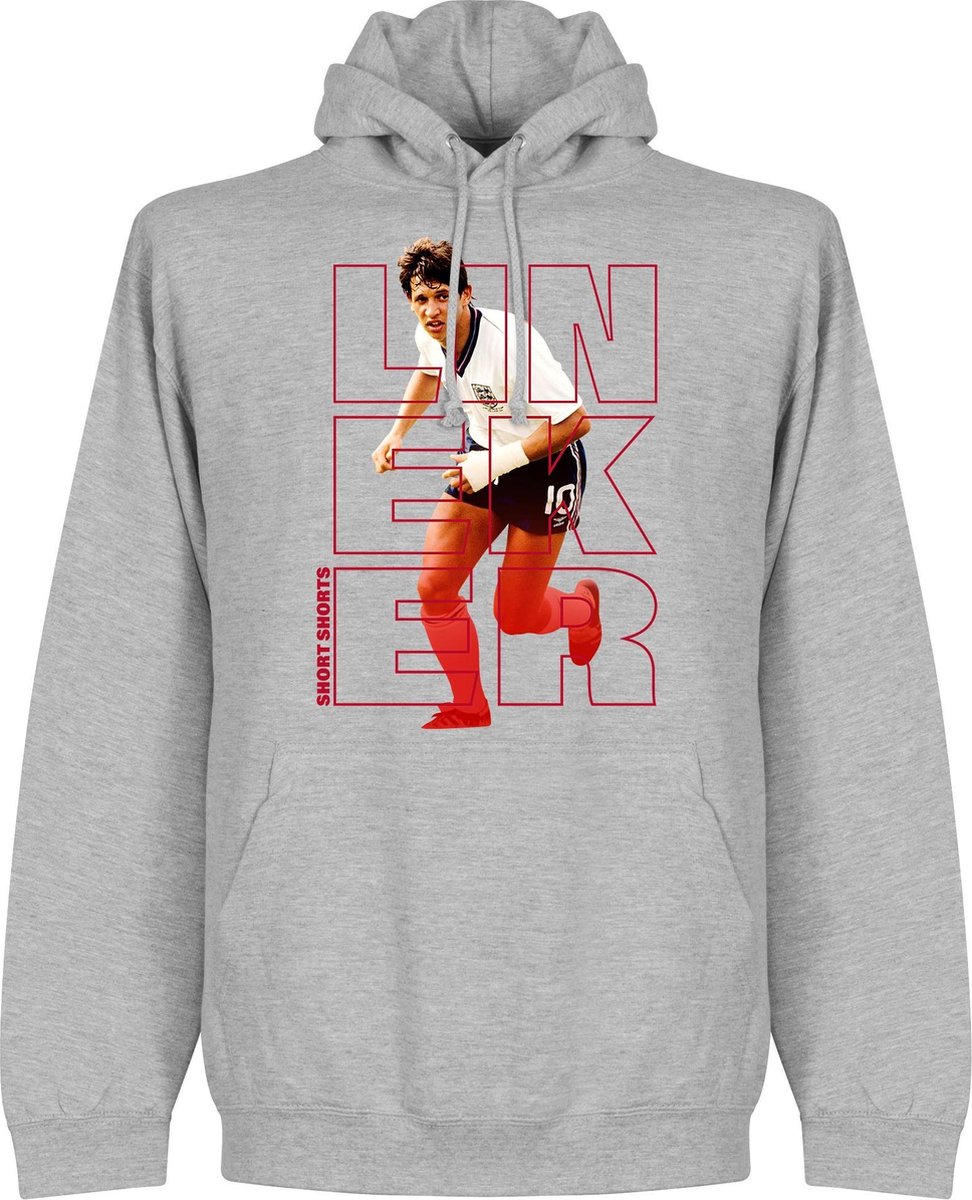 Lineker Short Shorts Hoodie - Grijs - XL