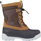 Wintergrip Snowboots - Maat 36 - Unisex - bruin/grijs/geel