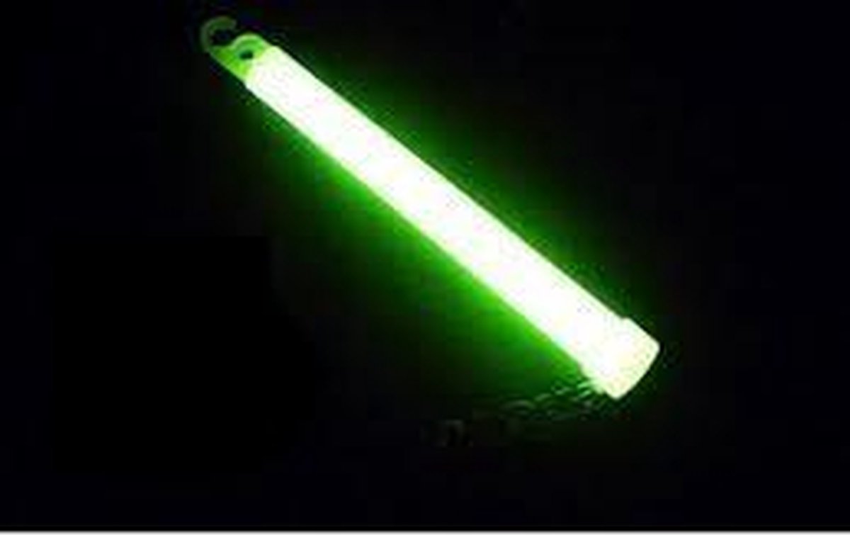 Groene glow sticks 1 stuk - 15 cm breaklights