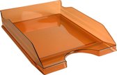 10x ECOTRAY Brievenbak - A4+, Oranje transparant