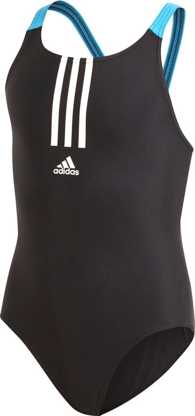 adidas Fitness Sportbadpak - Maat 110 Kinderen - zwart/wit/blauw | bol.com