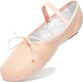 Balletschoenen Dames Roze - Rumpf 1001 - Leer - Hele Zool - Maat 38