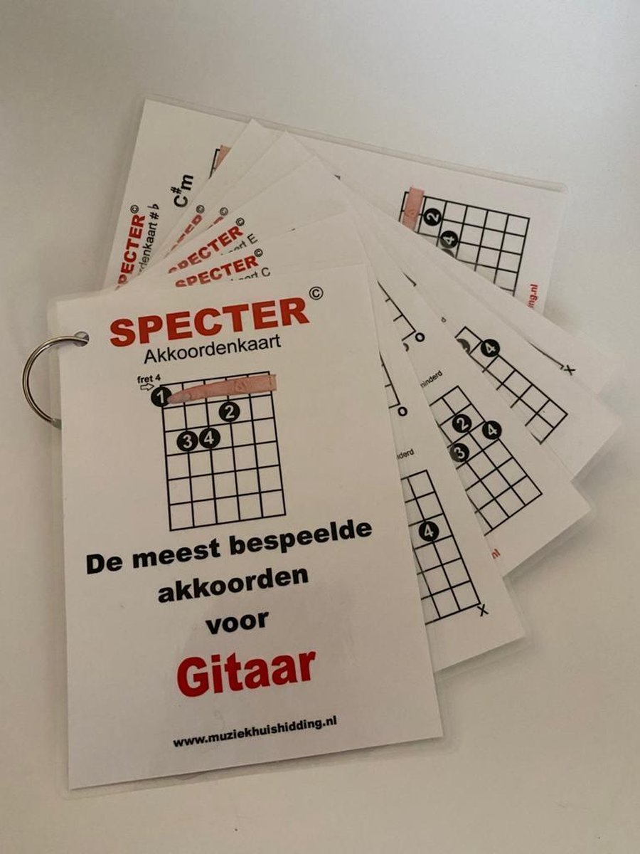 Specter - Gitaar - Akkoorden - Inclusief vingerzettingen