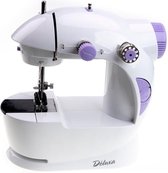 Crafts&Co Mini Naaimachine voor Beginners en Kinderen - Kindernaaimachine - Sewing Machine - Paars