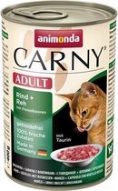 Animonda Carny Adult - Rund met Hert en Koebes - 6 x 400 g