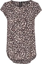 Only T-shirt Onlvic Ss Aop Top Noos Wvn 15161116 Pumice Stone/leo Dames Maat - 34