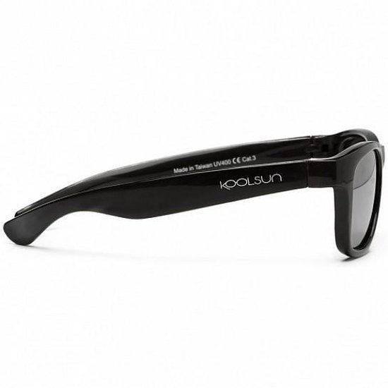KOOLSUN - Wave - Kinder zonnebril - Zwart Onyx - 3-10 jaar - UV400 - Categorie 3 — afbeelding 2