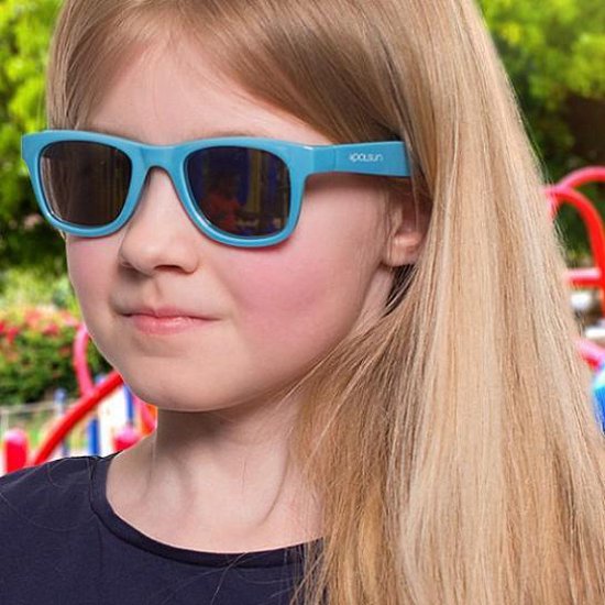 KOOLSUN - Wave - Kinder zonnebril - Cendre Blue - 1-5 jaar - UV400 - Categorie 3 — afbeelding 3