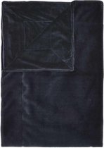 ESSENZA Furry Plaid Nightblue - 150x200 cm