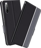 Fashion TPU Wallet hoesje voor Sony Xperia 10 II - zwart