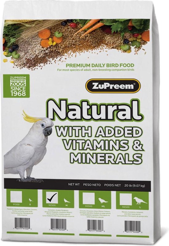 Zupreem Essential pellet voor papegaaien en parkieten