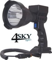 4sky Lights - UNIEK -  Led handzoeklamp - Professionele kwaliteit -65 watt - accu en sigarettenplug - powerbank