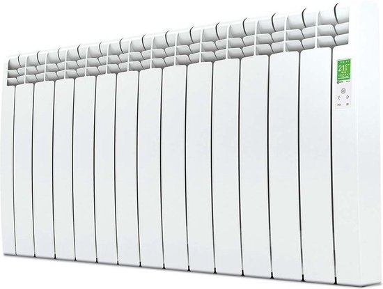 Elektrische Radiator  Wit (RAL 9016) -Zuinigste Radiator -1430 W- Smart control via app - Realtime consumptie - 460 W - Geschikt voor 18m2