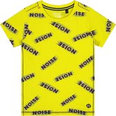 Quapi T-shirt Alain blazing yellow text - maat 92
