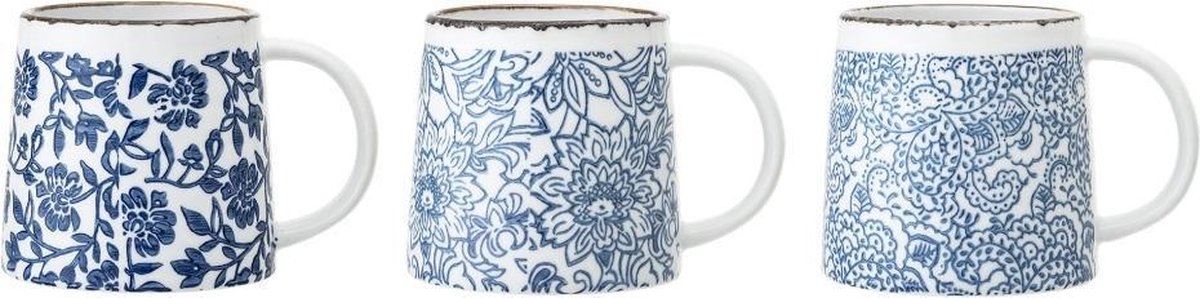 Bloomingville Mok Molly Blauw Steen
