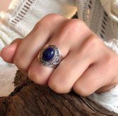 Zilveren ring Lapis Lazuli