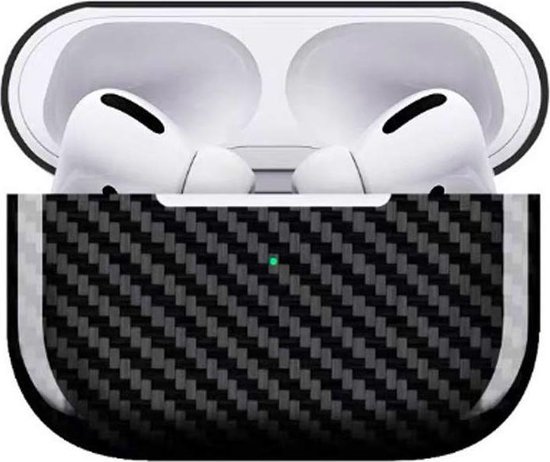 YONO Carbon Hoesje geschikt voor Apple Airpods Pro / Pro 2 – Hard Case -  Beschermhoes... | bol.com