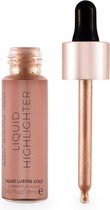 Makeup Revolution - Liquid Highlighter V4 rozświetlacz w płynie Lustre Gol 18ml