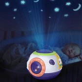 Tumama® Nachtlampje Sterren Projector Baby Sterrenhemel - Nachtlamp met Muziek Liedjes & Geluiden - Timer & Recorder -  Slaaphulp White Noise