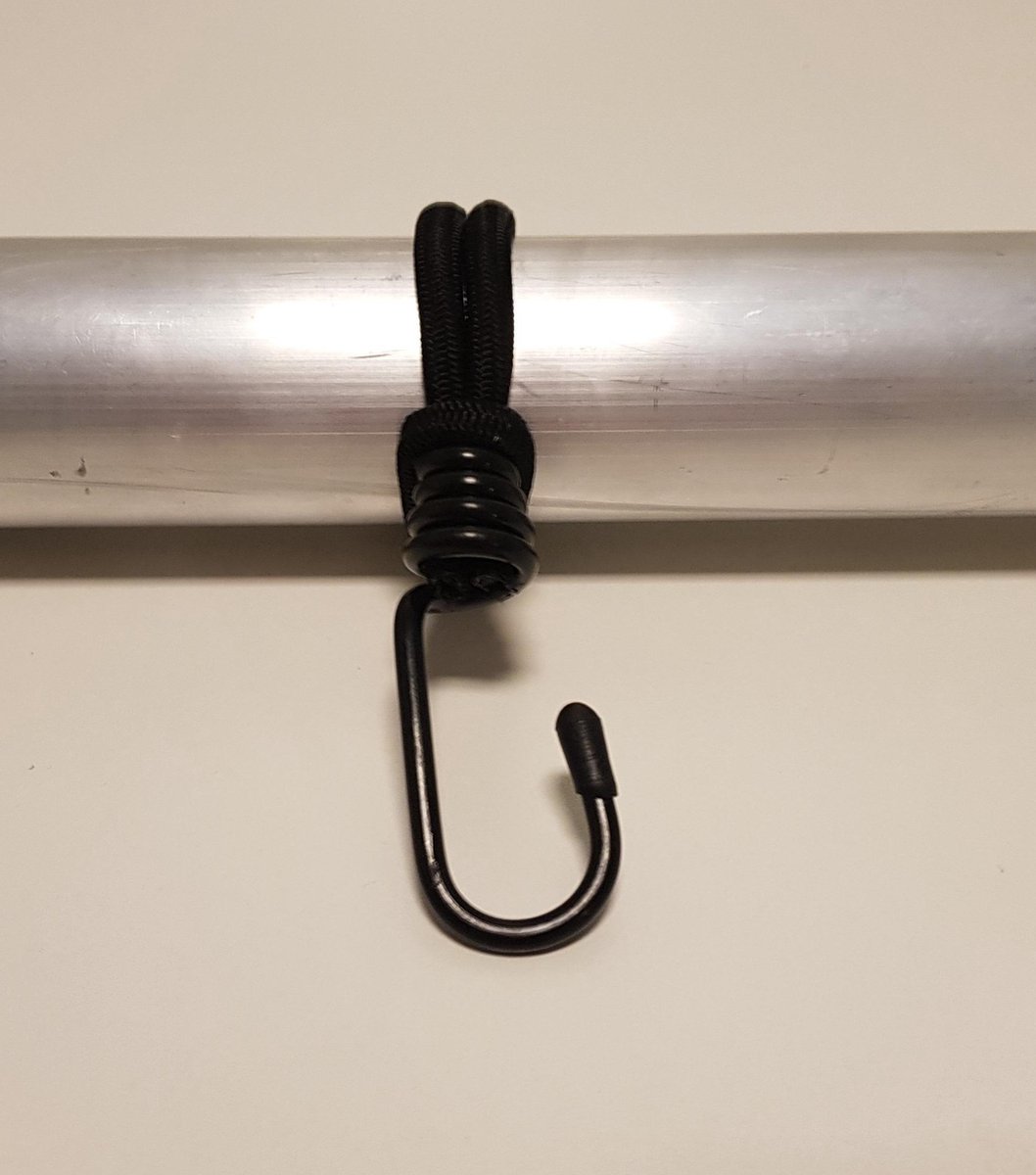 Lot De 4 Sangles Élastiques Avec Crochets, Cordons Élastiques Réglables Robustes 1 M Et 2 M