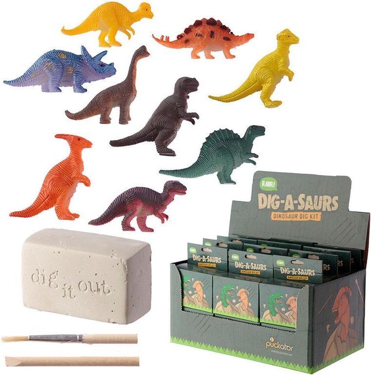 Opgraving set Dinosaurus - Dig it out! Dino | bol.com