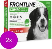 Frontline Combo Spot On 4 Xlarge Hond Xlarge - Anti vlooien en tekenmiddel - 2 x 3 pip