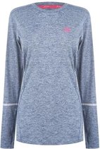 Karrimor - X-Lite MI Lange Mouw Hardloopshirt - Dames - Donkerblauw - XL