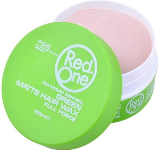 Red One Waxing - Comprend 5 - pots - - Aqua Hair Cire (MAT) 150ML - (Vert /  Zwart/
