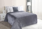 Beddensprei_sprei_kleur_Grafiet_170X210cm_100% POLYESTER_