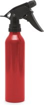 Metalen Sprayflacon Leeg Rood - 1x 300ML - Sprayflesje Metaal - Spuitfles - Sprayfles - Water Verstuiver - Spray Bottle
