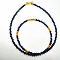 Luxe Blauw Saffier Collier Luxe Blauw Saffier Collier