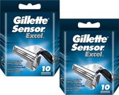 Gillette Sensor Excel Scheermesjes - 20 Stuks