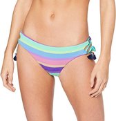 Seafolly Baja Stripe Brazilian Loop Tie Bikinibroek - Sexy Dames Broekje SALE Purple Haze - Maat 36