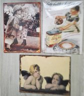 MadDeco - vintage - borden - kinderen - 3 stuks - set (93)