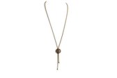 Stainless steel - lange ketting - statement - dames - goudkleurig - FlowJewels