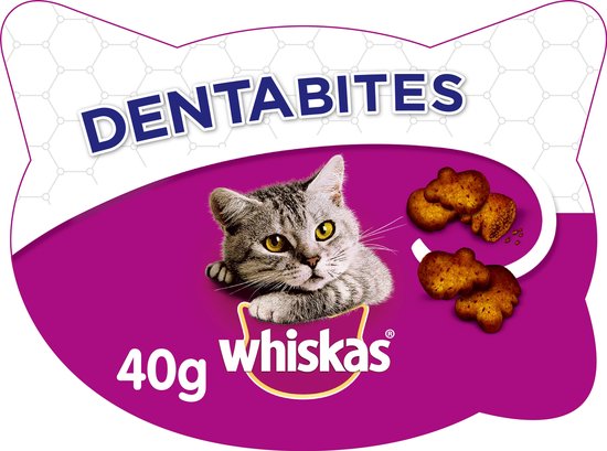 Whiskas Dentabites Kattensnoepjes – Kip – 8 X 40G