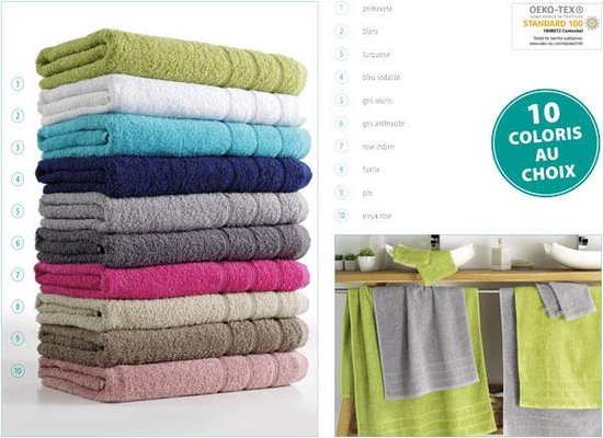 6x handdoeken wit 50 x 90 cm - Badkamer textiel badhanddoeken | bol.com