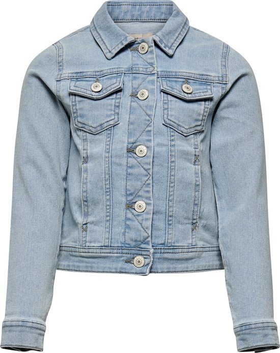 Nadenkend Verwaand Overeenstemming KIDS ONLY KONSARA LIGHT BLUE DNM JACKET NOOS Meisjes Jas - Maat 128 |  bol.com