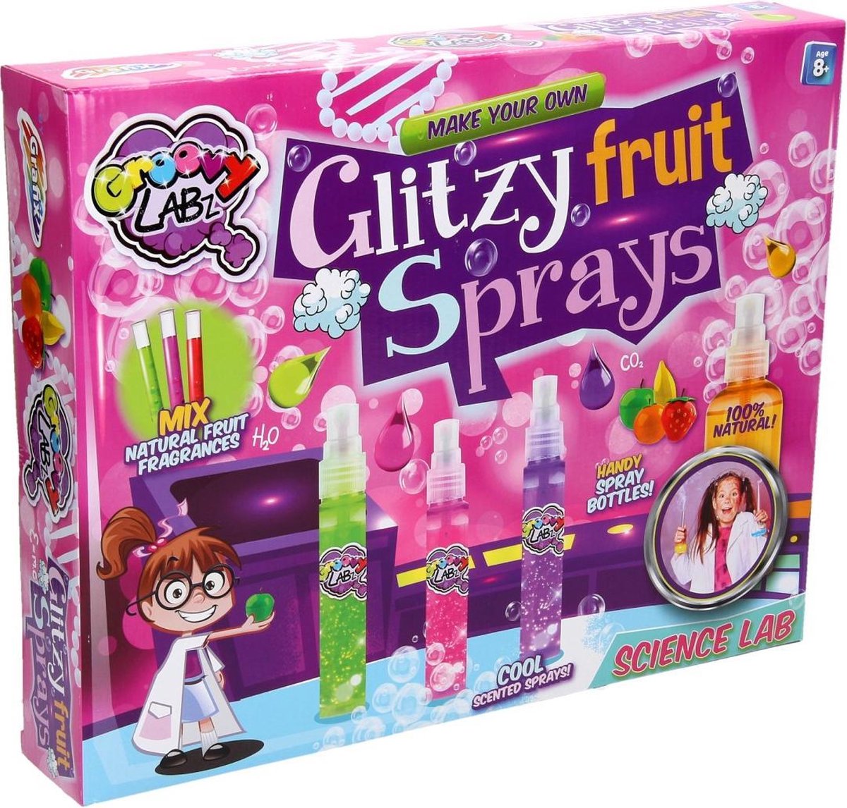 Maak je eigen Glitzy Fruit Sprays